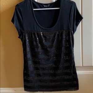 Banana Republic top w/ rayon/spandex/polyester